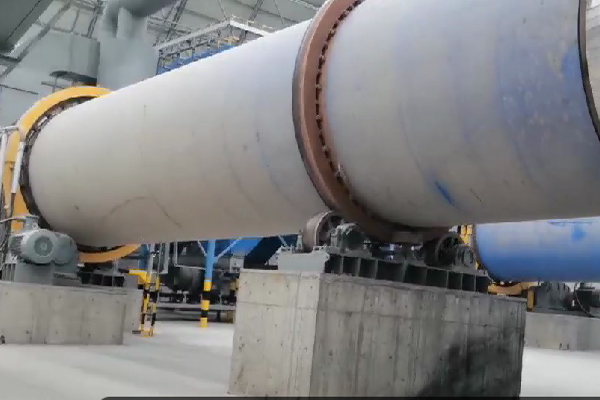 山西運城大型煤泥烘干機械試機項目實拍現場