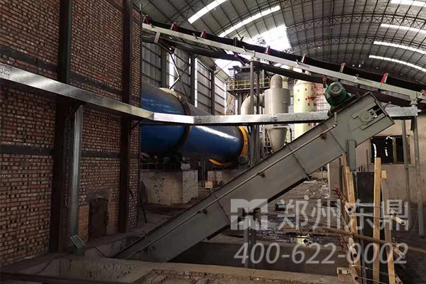 煤泥烘干機項目安裝現場圖
