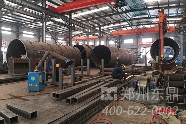 湖北污泥烘干機制造現場