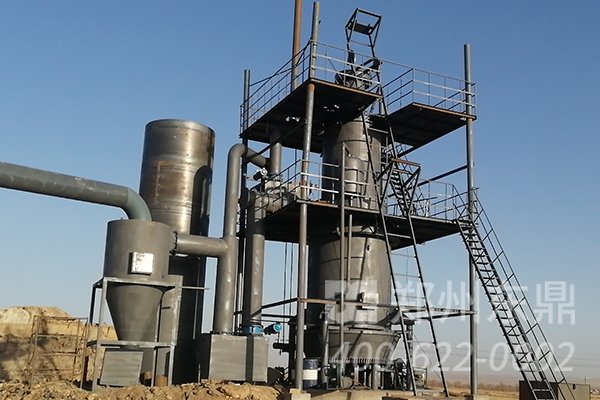 煤氣發生爐安裝現場實拍圖