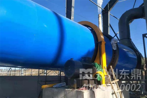 內(nèi)蒙古準格爾旗1500噸煤泥干燥設備安裝現(xiàn)場