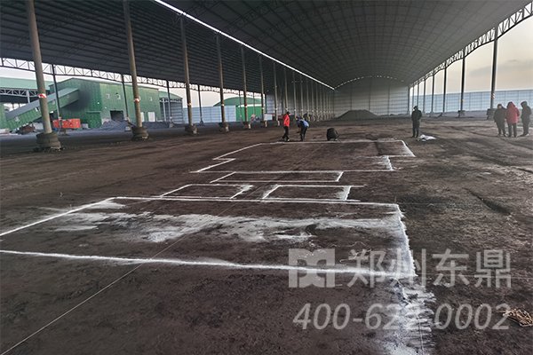 山西煤泥烘干機(jī)生產(chǎn)線設(shè)備基礎(chǔ)建設(shè)現(xiàn)場(chǎng)