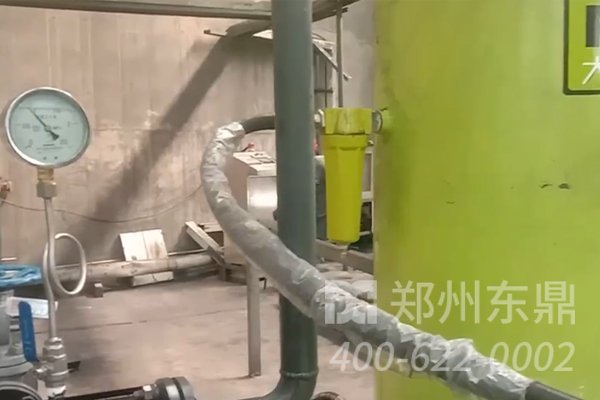 河北煤泥干燥機熱源改造項目現場