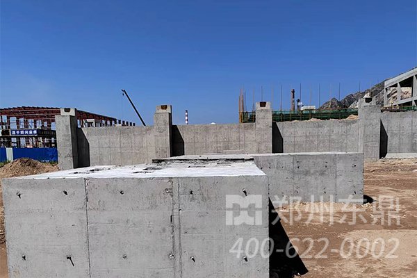 山西煤泥干燥設備項目土建現場實拍