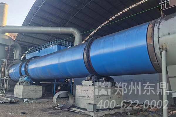 內蒙古伊旗大型煤泥烘干機項目安裝現(xiàn)場