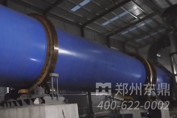 山西大同煤泥烘干機械項目安裝現場